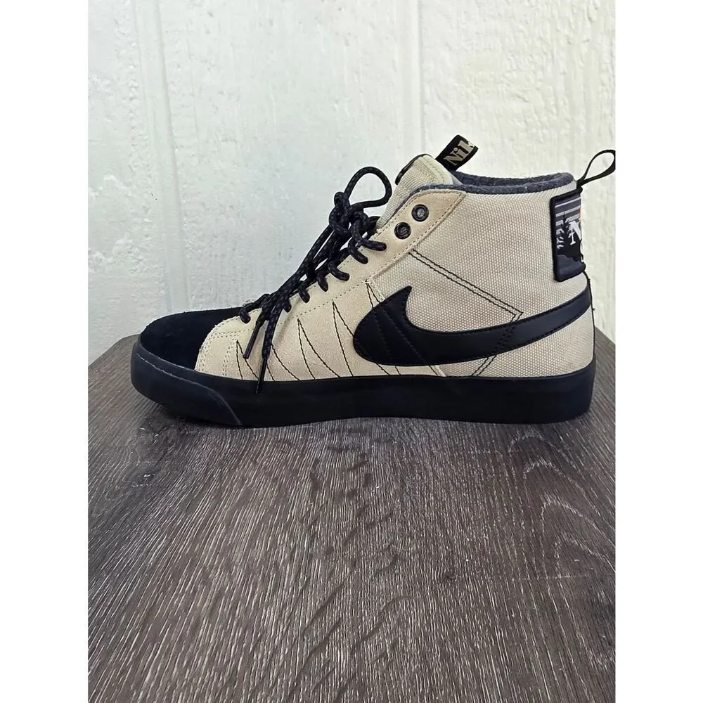 Nike SB Mid-Top Sneakers Zoom Blazer Mid Premium Ratta, Size 9 J8